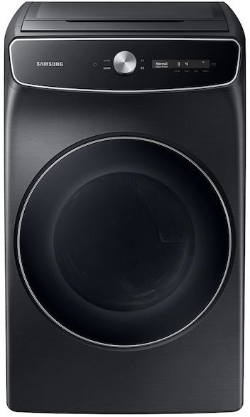 OVERSTOCK Samsung 7.5 Cu. Ft. Brushed Black Front Load Electric Dryer