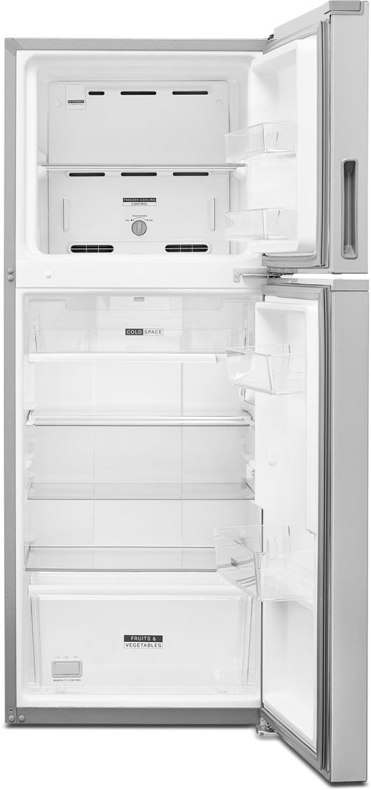 Whirlpool® 11.6 Cu. Ft. Fingerprint-Resistant Stainless Counter Depth Top Freezer Refrigerator-3