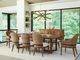 Tommy Bahama® Furniture Palm Desert San Marino Brown Double Pedestal Dining Table-2