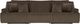 Signature Design by Ashley® Top Tier 3-Piece Chocolate Manual Reclining Small-Spaced Sectional-0