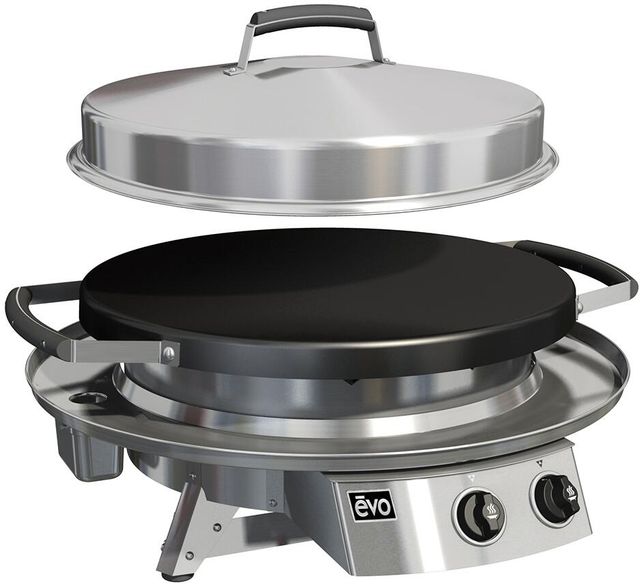 Evo® Professional 2-Burner Stainless Steel Tabletop Liquid Propane Grill-1