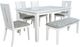 Jofran Inc. Urban Icon 6-Piece White Dining Set-0