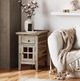 Jofran Inc. Rustic Shores Gray Wash Power Chairside Table-1