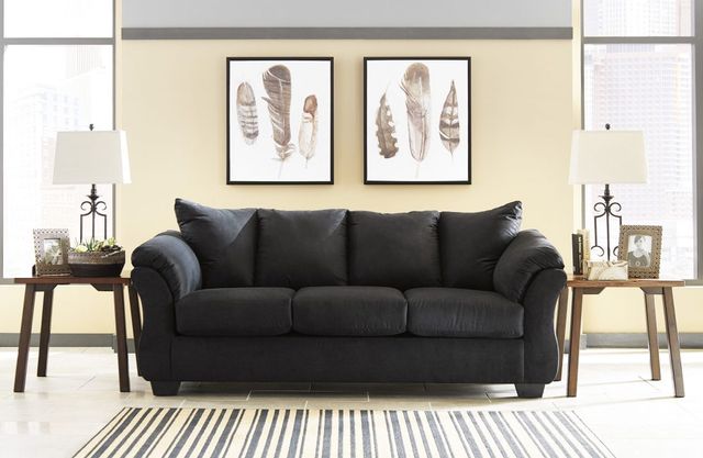 Signature Design by Ashley® Darcy Black Sofa-2