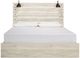 Signature Design by Ashley® Cambeck Whitewash King 2-Drawer Storage Panel Bed-1