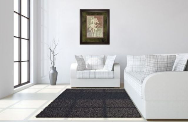 Classy Art Iris Silhouette by Various Framed Print Wall Art-2