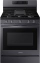 Samsung 30" Fingerprint Resistant Black Stainless Steel Smart Freestanding Gas Range-2