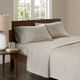 Olliix by Madison Park Tan Twin 3M Microcell Print Sheet Set-2