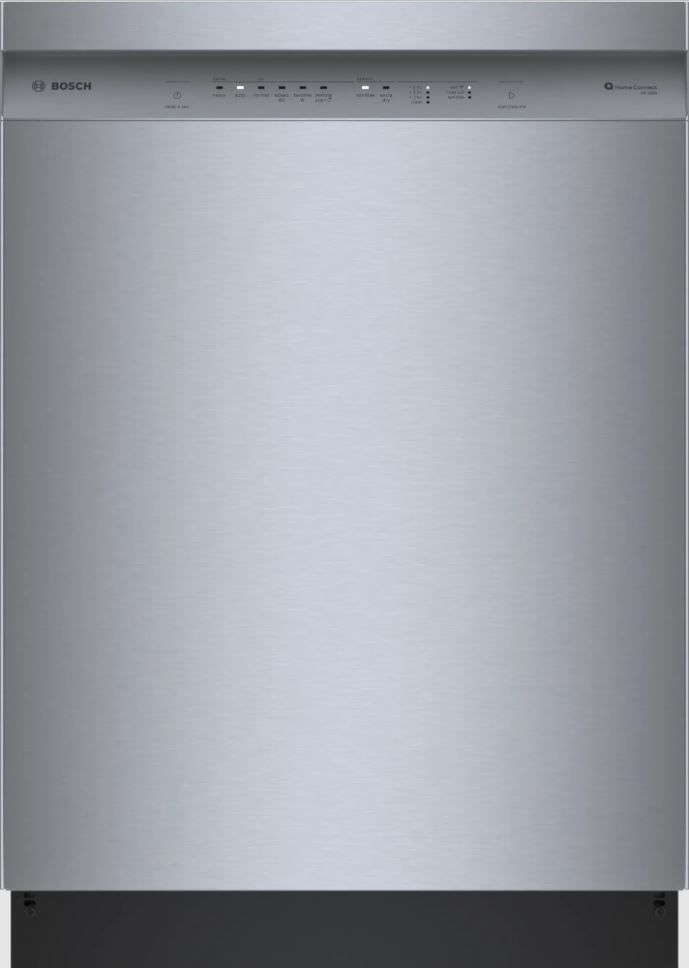 Bosch®100 Series 24" Fingerprint Resistant Stainless Steel Front Control BuiltIn Dishwasher