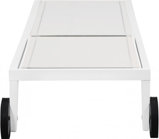 Meridian Furniture Nizuc White Outdoor Patio Adjustable Sun Chaise Lounge Chair-2