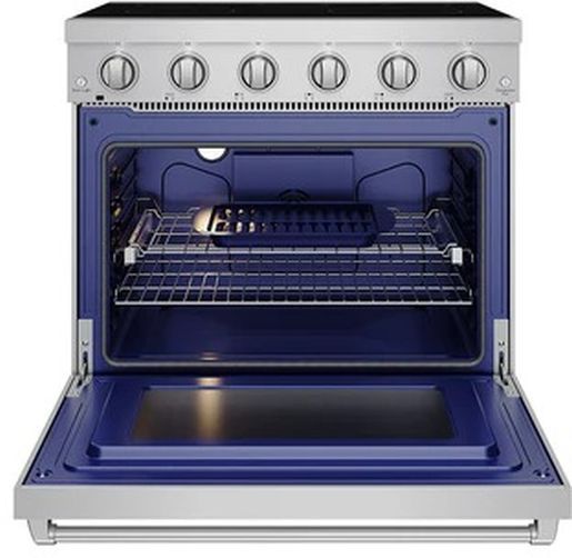 Thor Kitchen® Gordon Ramsay 36" Stainless Steel Freestanding Pro Style Electric Range-1