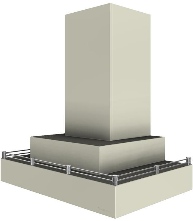 Vent-A-Hood® 30" Biscuit Contemporary Wall Mount Range Hood-1