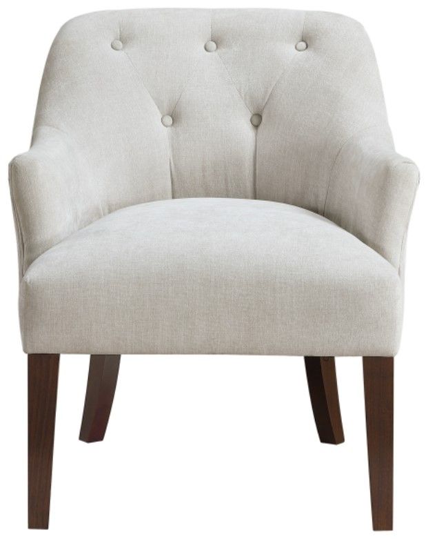 Homelegance® Rebecca Espresso/Oyster Accent Chair-2
