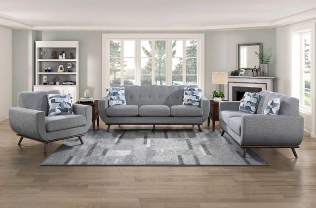 Homelegance® Everton Gray Accent Chair-1