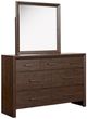 Magnussen Home® Llewellyn Columbian Walnut Dresser and Mirror-0