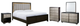 Signature Design by Ashley® Maretto 5-Piece Two-Tone California King Upholstered Panel Bed Set-0