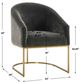 Uttermost® Hanni Charcoal Dining Arm Chair-2