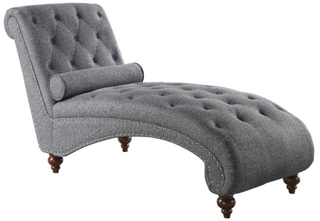 Homelegance® Bonne Dark Gray Chaise-0
