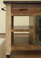 International Furniture Direct Antique Multi-Colored Kitchen Island-2