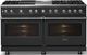 Viking® 5 Series 60" Antique Bronze Pro Style Dual Fuel (NG) Range with Polished Chrome Trim-4