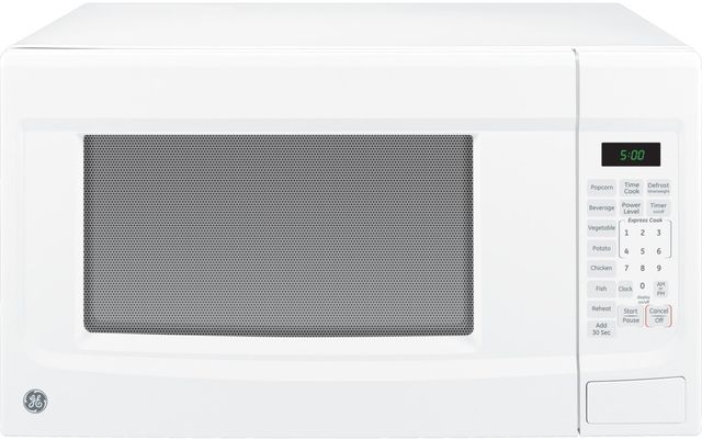 GE® 1.4 Cu. Ft. White Countertop Microwave-0