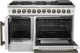 FORNO® Galiano Alta Qualita 30" White Pro Style Dual Fuel Range -3