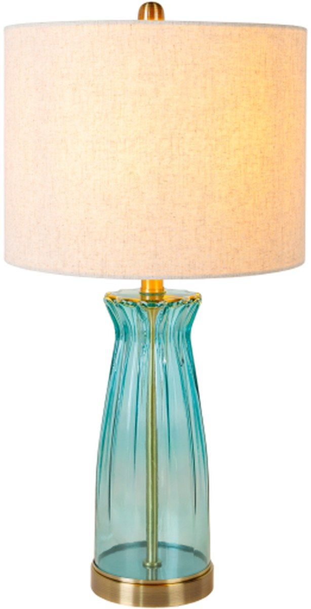Surya Louisiana Aqua/White Lamp-1