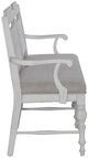 Liberty Furniture River Place Gray/Riverstone White Panel Back Bench-3