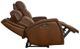 Flexsteel® Mustang Rust Power Reclining Loveseat with Power Headrests-4