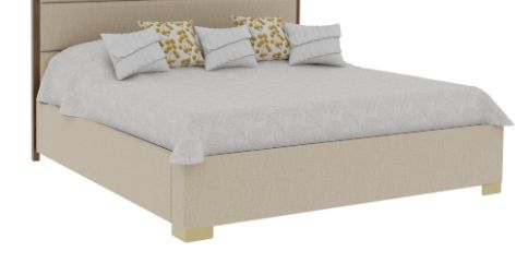 Country View Woodworking Customizable Verrado 2B King Panel Bed-1