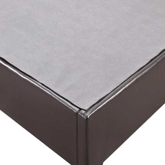 Elements International Abby Brown Queen Platform Bed-2