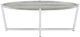 Elements International Landry 3-Piece Grey/Chrome Table Set-2