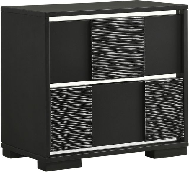 Coaster® Blacktoft 4-Piece Black King Bedroom Set-3