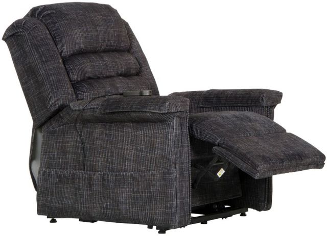 Catnapper® Soother Smoke Power Lift Full Lay Out Chaise Recliner with Heat and Massage-1