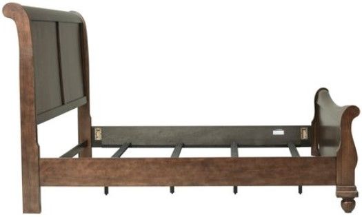 Liberty Furniture Rustic Traditions Rustic Cherry Queen Sleigh Bed-2