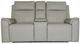 Flexsteel® Vernon Dove Gray Power Reclining Loveseat-2