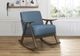 Homelegance® Waithe Blue/Dark Walnut Rocking Chair-1