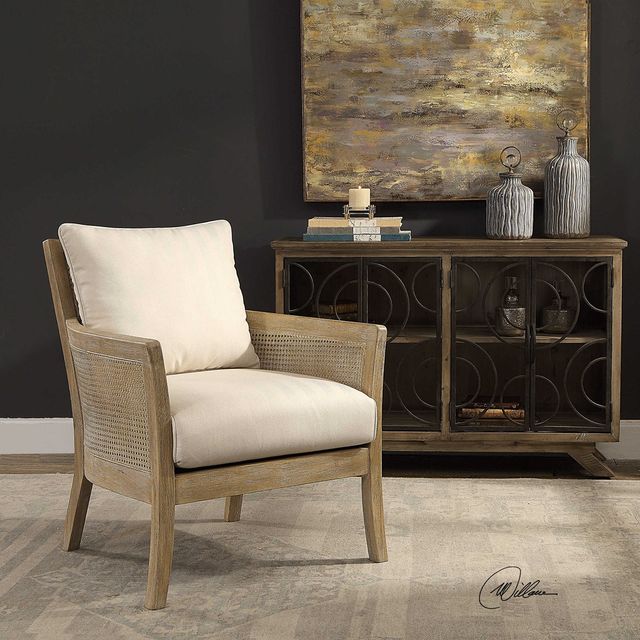 Uttermost® Encore Natural Armchair-1