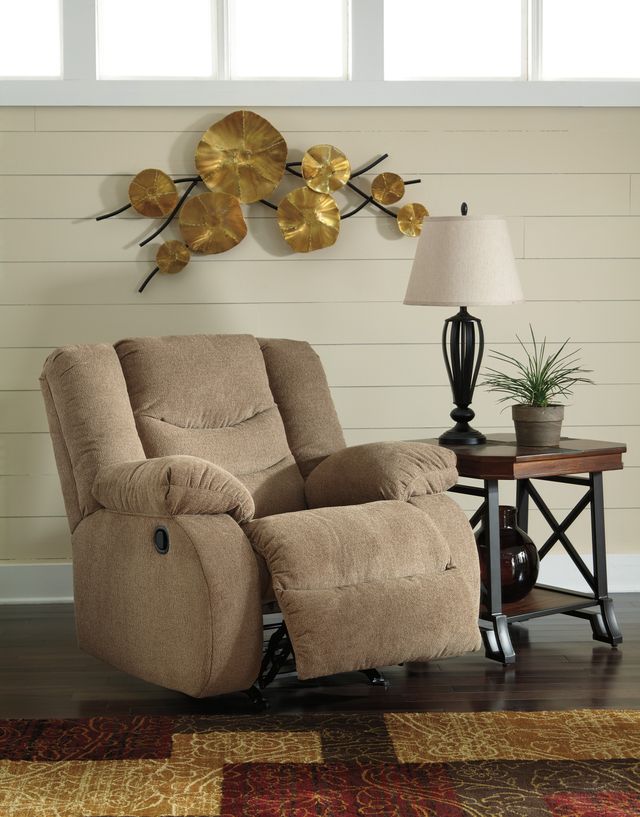 Signature Design by Ashley® Tulen Mocha Rocker Recliner-3