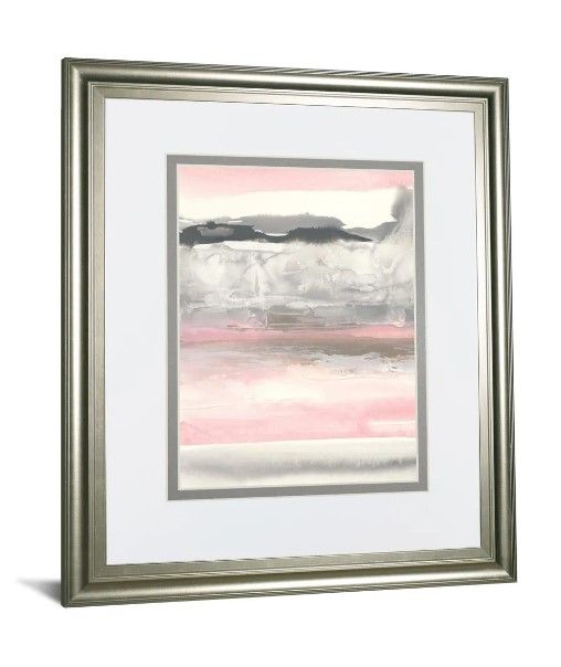 Classy Art Charcoal and Blush I by Chris Paschke Wall Art-1