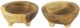 A & B Home 2-Piece Brown 3" Teak Bowl Set-1
