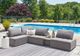 Signature Design by Ashley® Bree Zee 5-Piece Brown Fabric Outdoor Sectional-3