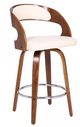 Armen Living Shelly Cream 30" Swivel Bar Stool-0