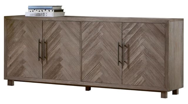 Martin Furniture Palisades Gray 80" Four Door Console-0