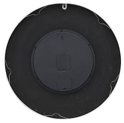 YHD Black/Chrome Wall Clock-3