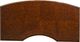 Aspenhome® Hawthorne Carmel Brown 66" Curved Exec Desk-2