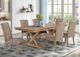 Nationwide Furniture Distributors 5 Piece Medium Brown Dining Set-0