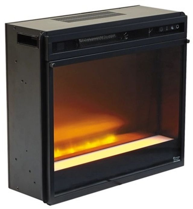 Trinell Dresser with Electric Fireplace - Brown / Option 1 Trinell Dresser with Electric Fireplace - Brown / Option 1