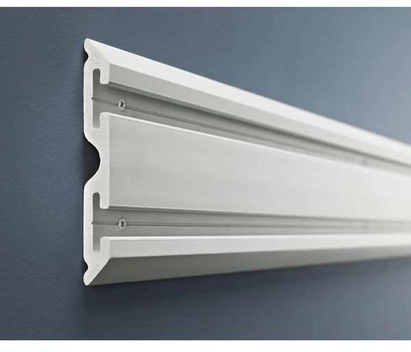 Gladiator® 2 Pack 4' Wide Grey GearTrack® Channels -3