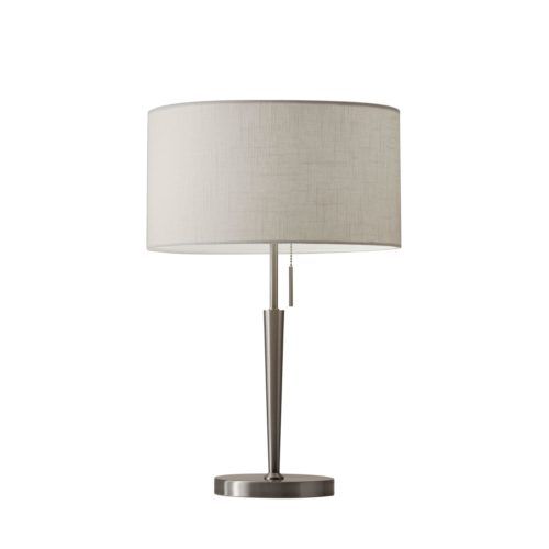 Adesso® Hayworth Brushed Steel Table Lamp-0